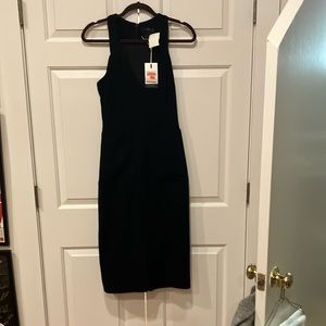 C/MEO Collection Elegant Black Sleeveless Dress